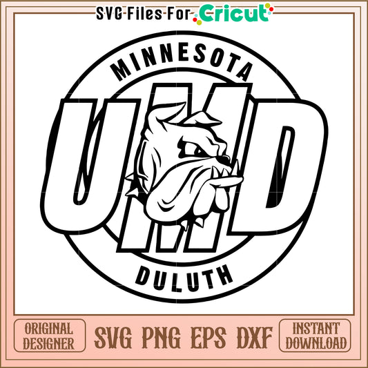 Minnesota Duluth Bulldogs SVG Design for Cricut, Instant Download Available