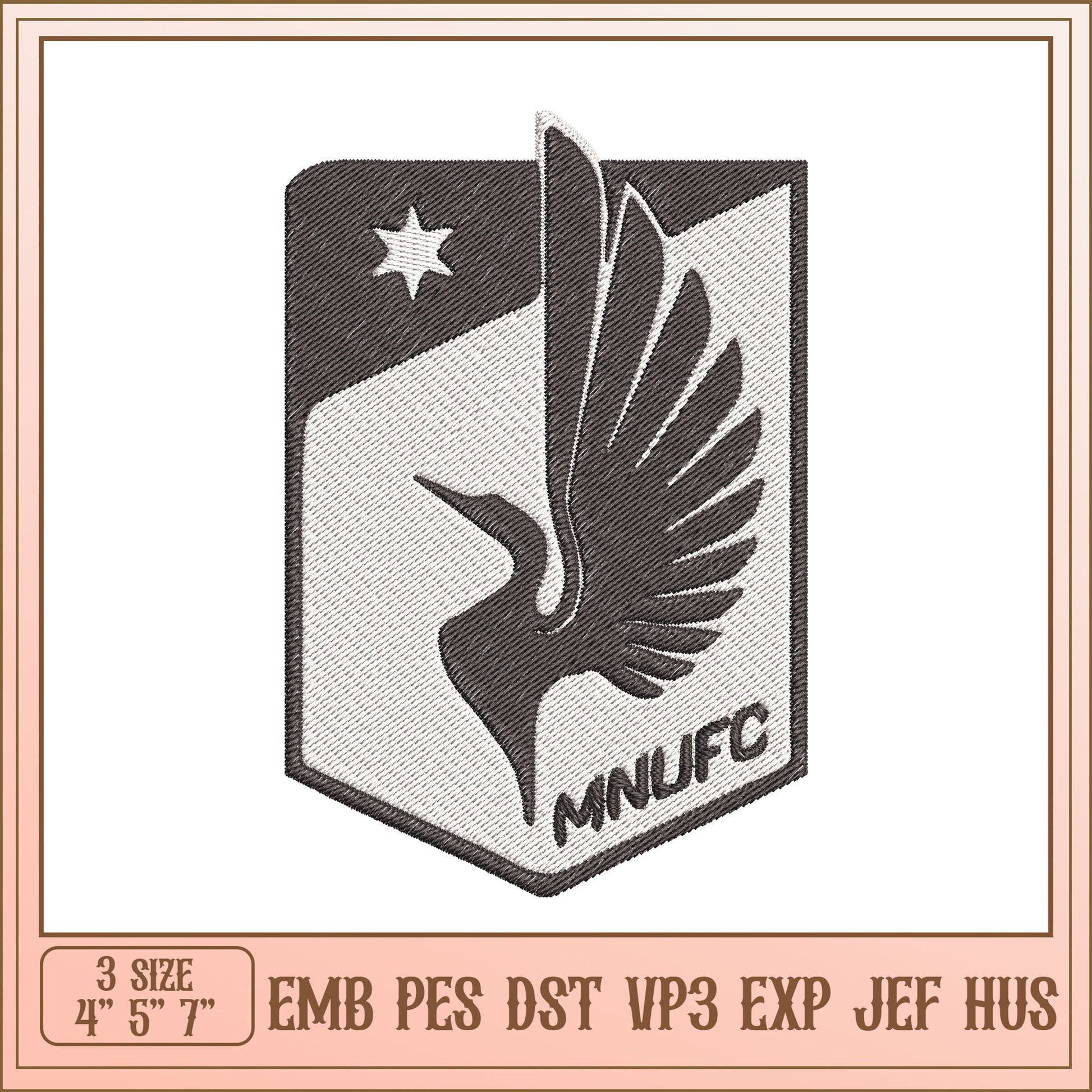 Minnesota United FC Embroidery Design
