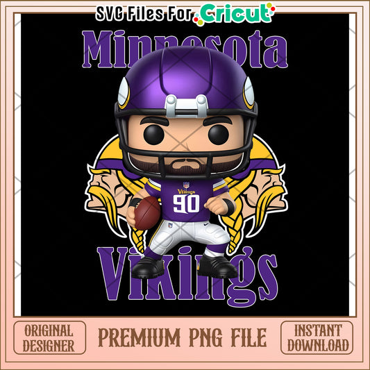 Minnesota Vikings PNG File for Cricut, Fun Digital Download Gift