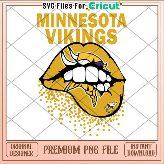 Minnesota Vikings PNG design for Cricut, perfect for fans and crafters