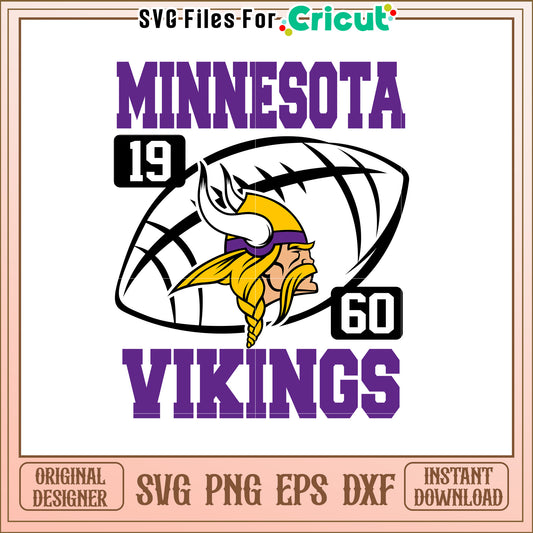 Minnesota Vikings SVG Logo Design