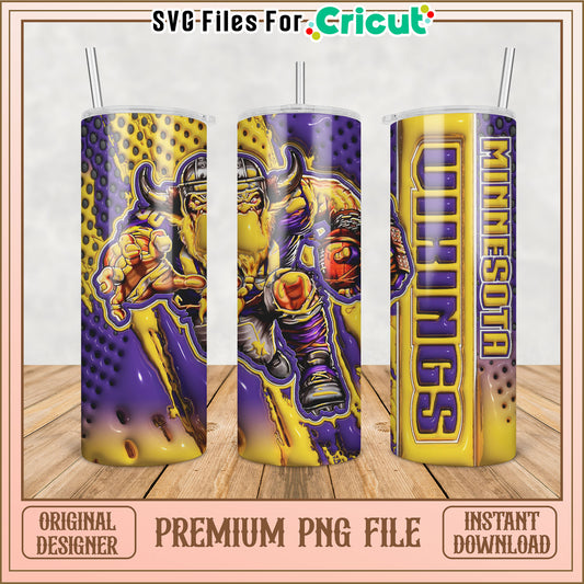 Minnesota Vikings Tumbler PNG