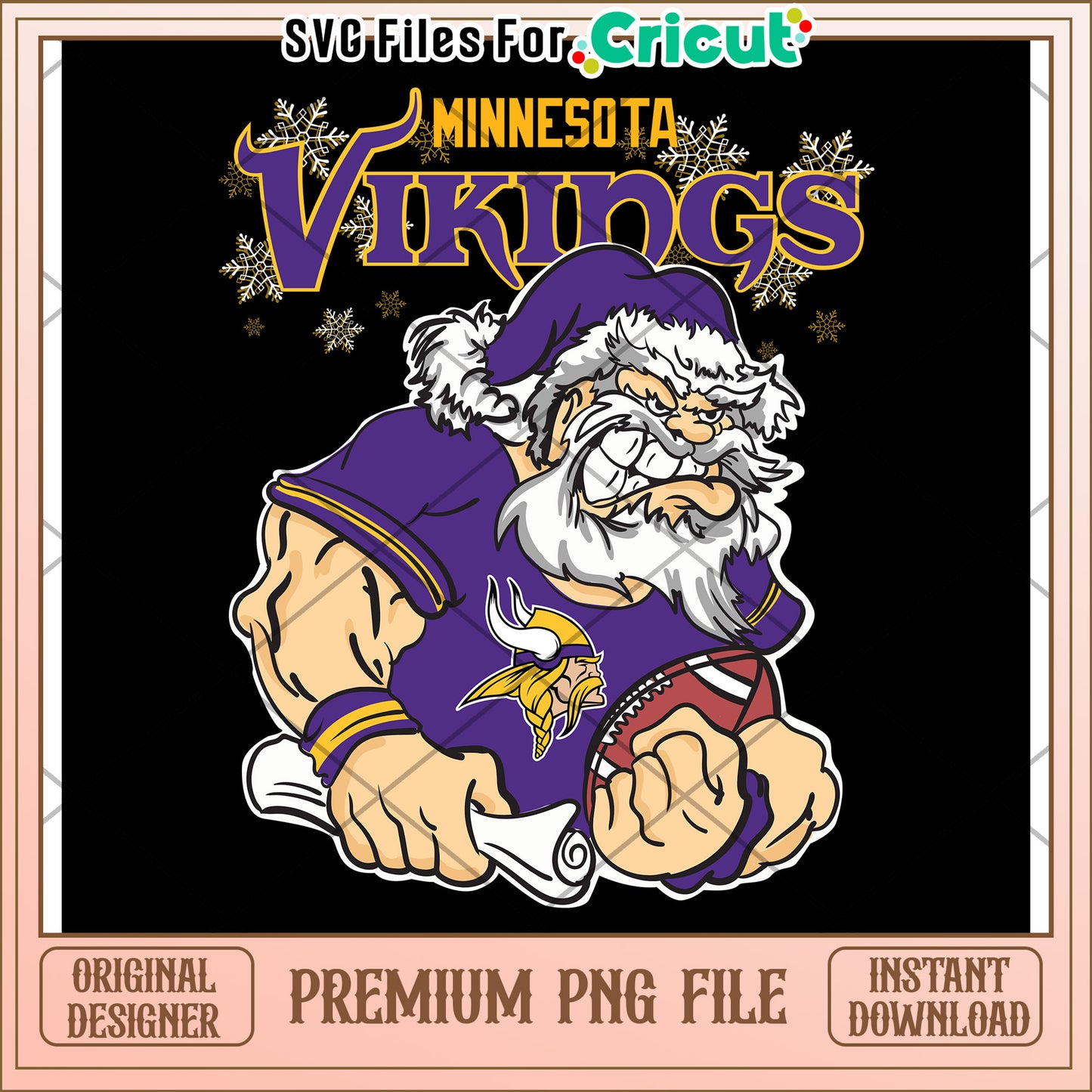 Minnesota Vikings graphic design, premium PNG for downloads