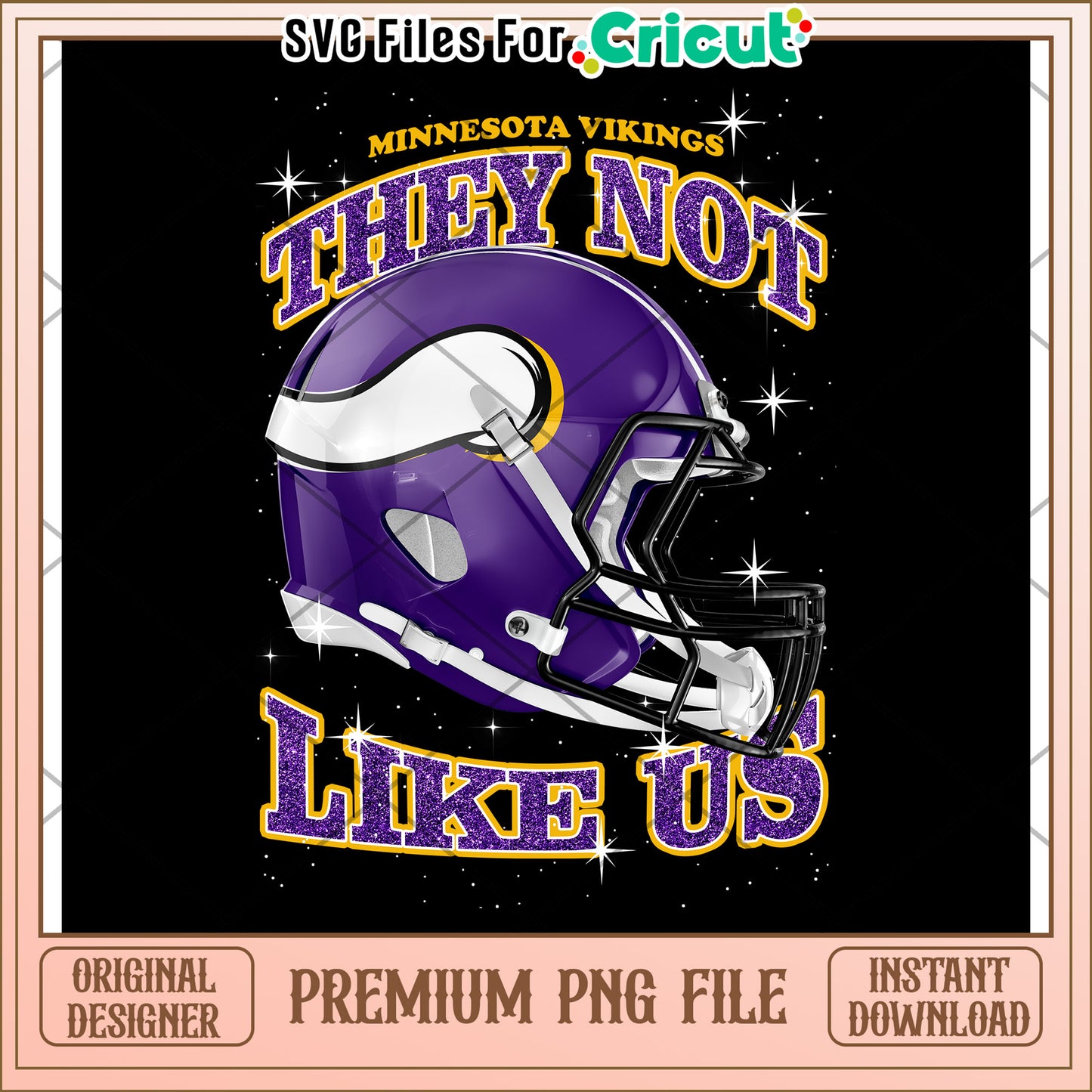 Minnesota Vikings helmet design, perfect for team spirit lovers