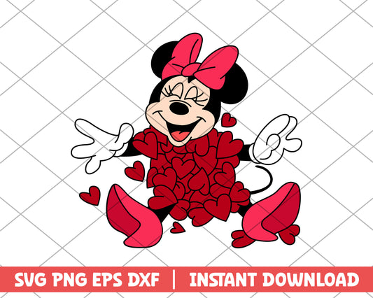 Minnie Heart svg 