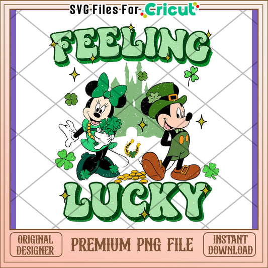 Minnie Mickey St Patricks Day PNG
