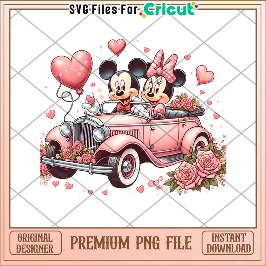 Minnie Mickey Valentine PNG Sublimation