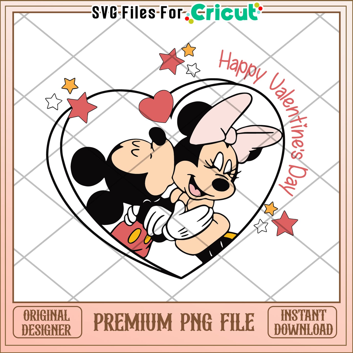 Minnie Mickey Valentines PNG Download