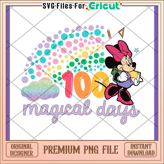 Minnie Mouse 100 Magical Days PNG