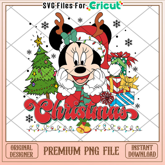 Minnie Mouse Christmas PNG Download