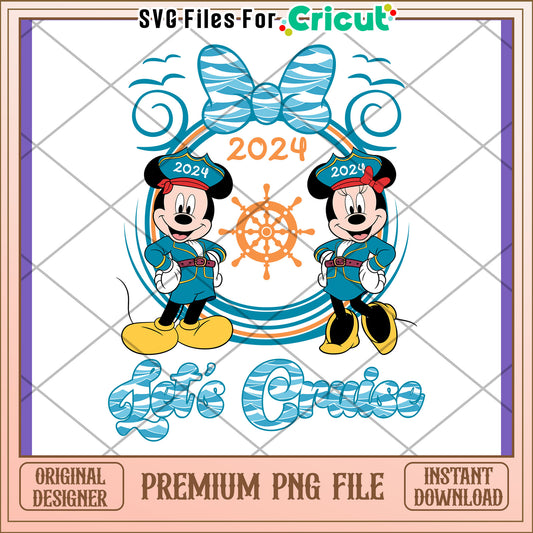 Minnie Mouse Cruise 2024 PNG Design