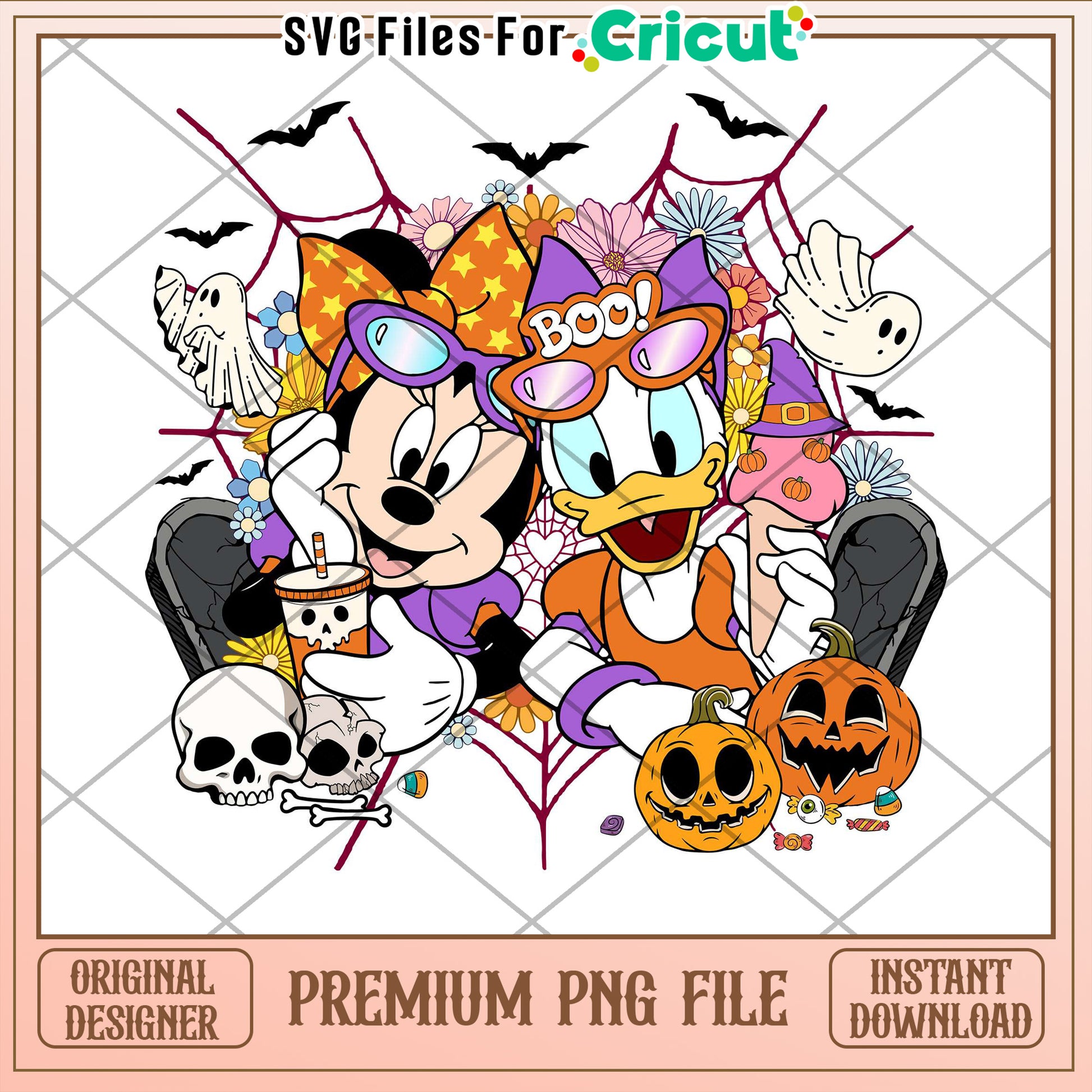 Minnie Mouse Daisy Halloween PNG