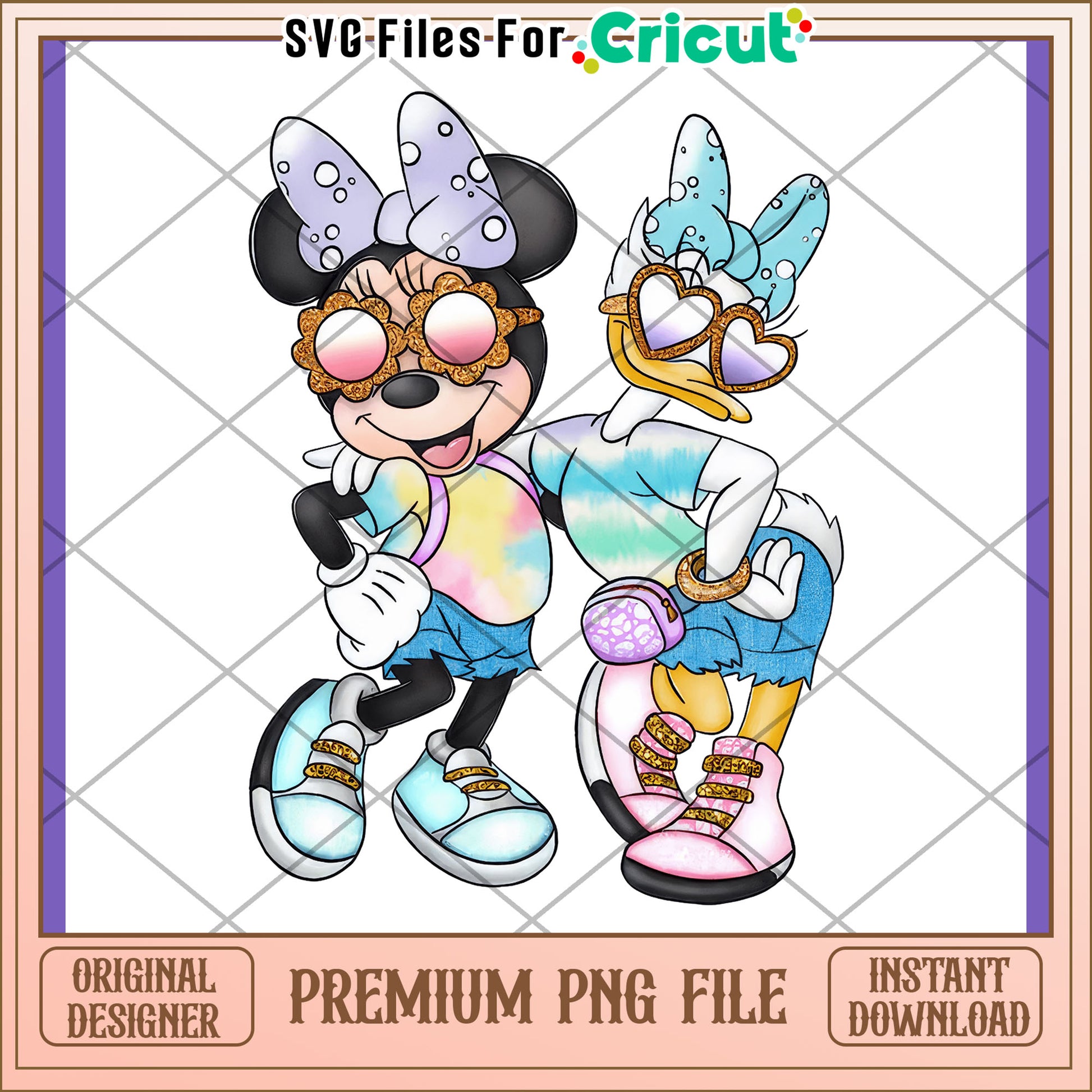 Minnie Mouse Daisy PNG Sublimation Design