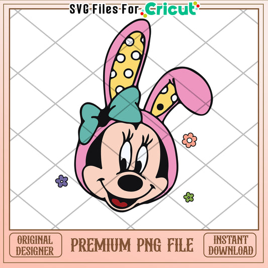 Minnie Mouse Easter Bunny PNG