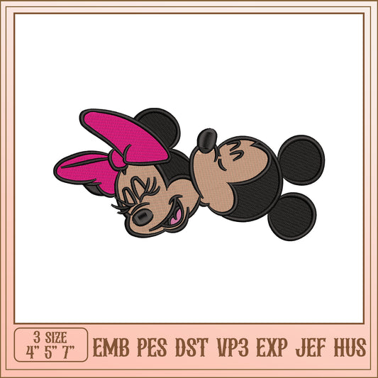 Minnie Mouse Embroidery Design