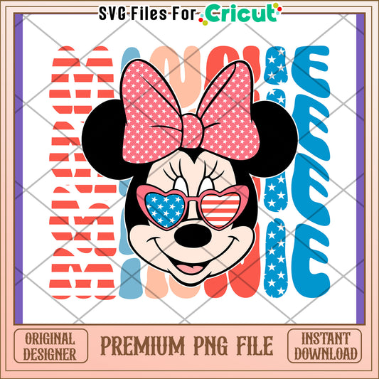 Minnie Mouse Fun Summer PNG Design for Kids