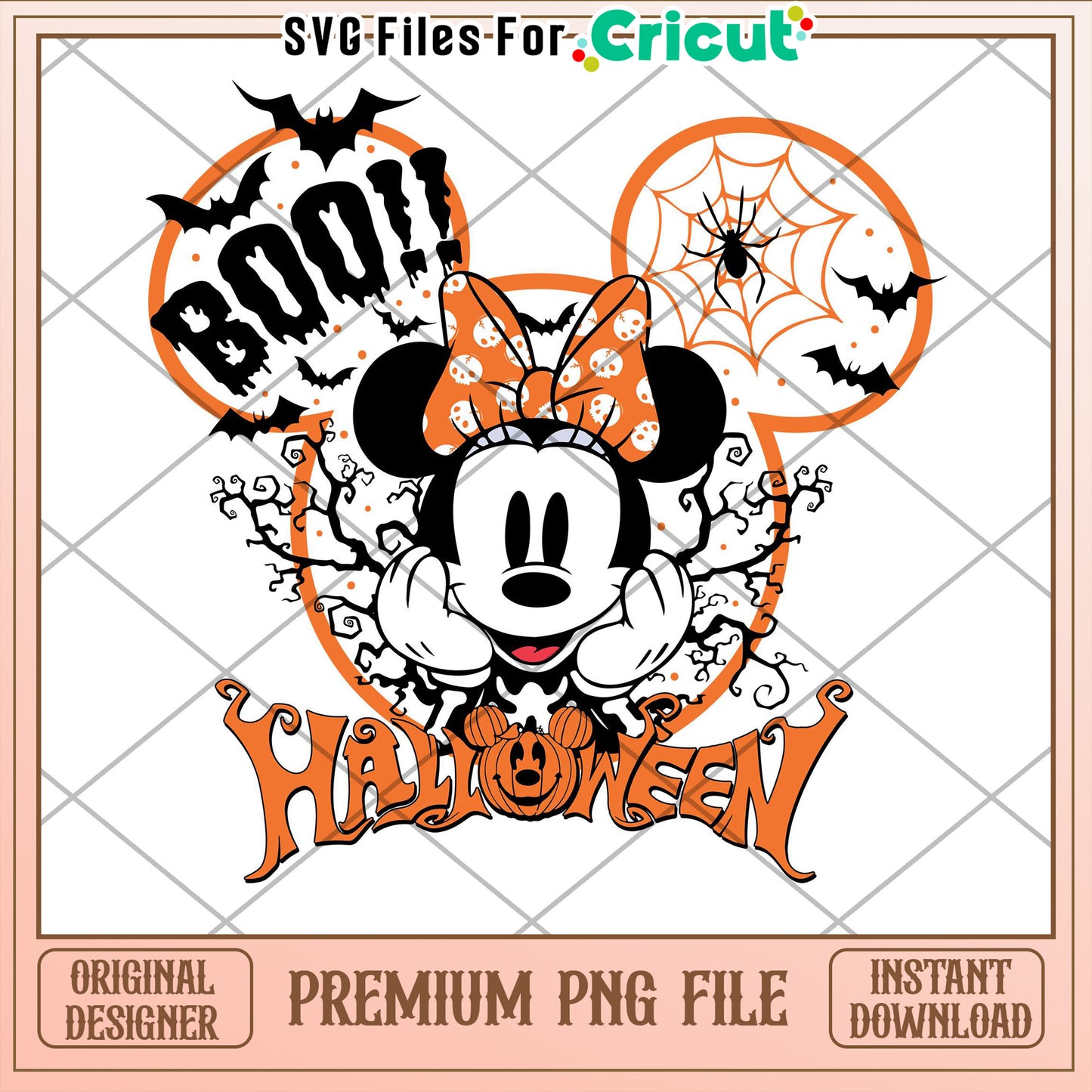 Minnie Mouse Halloween PNG Instant Download