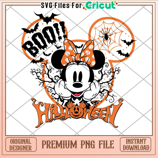 Minnie Mouse Halloween PNG Instant Download