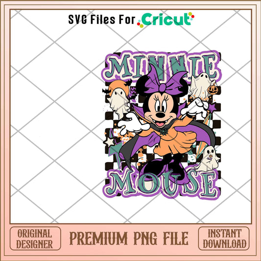 Minnie Mouse Halloween Png, Disney characters png, Digital Download