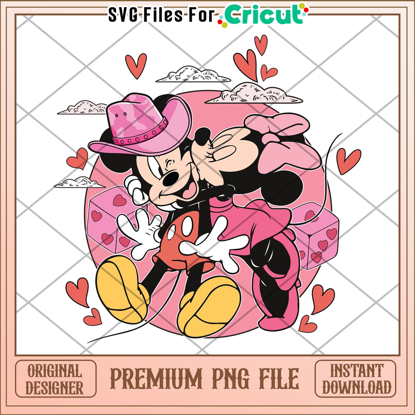Minnie Mouse Kiss PNG Valentine's Day