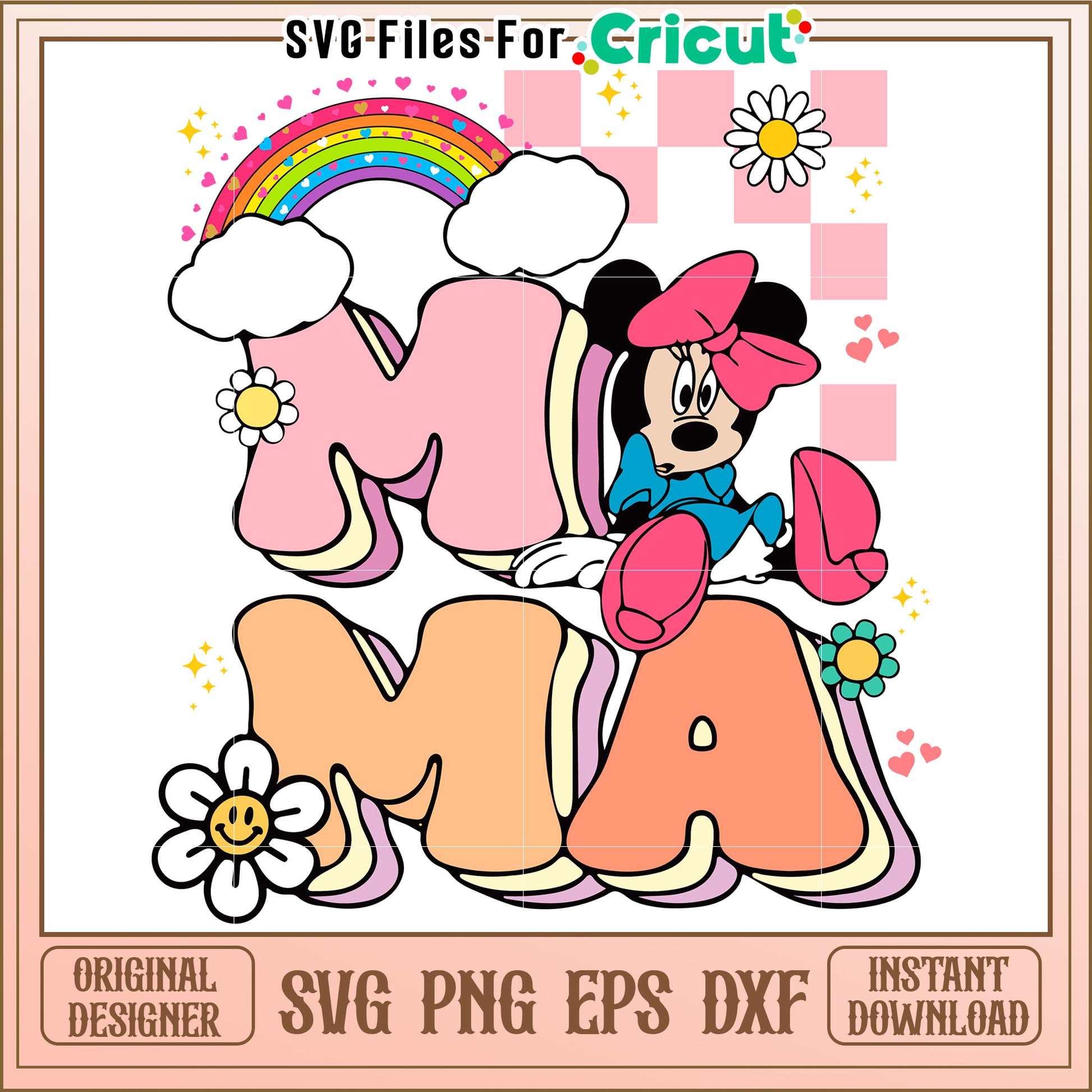 Minnie Mouse Mama SVG Design