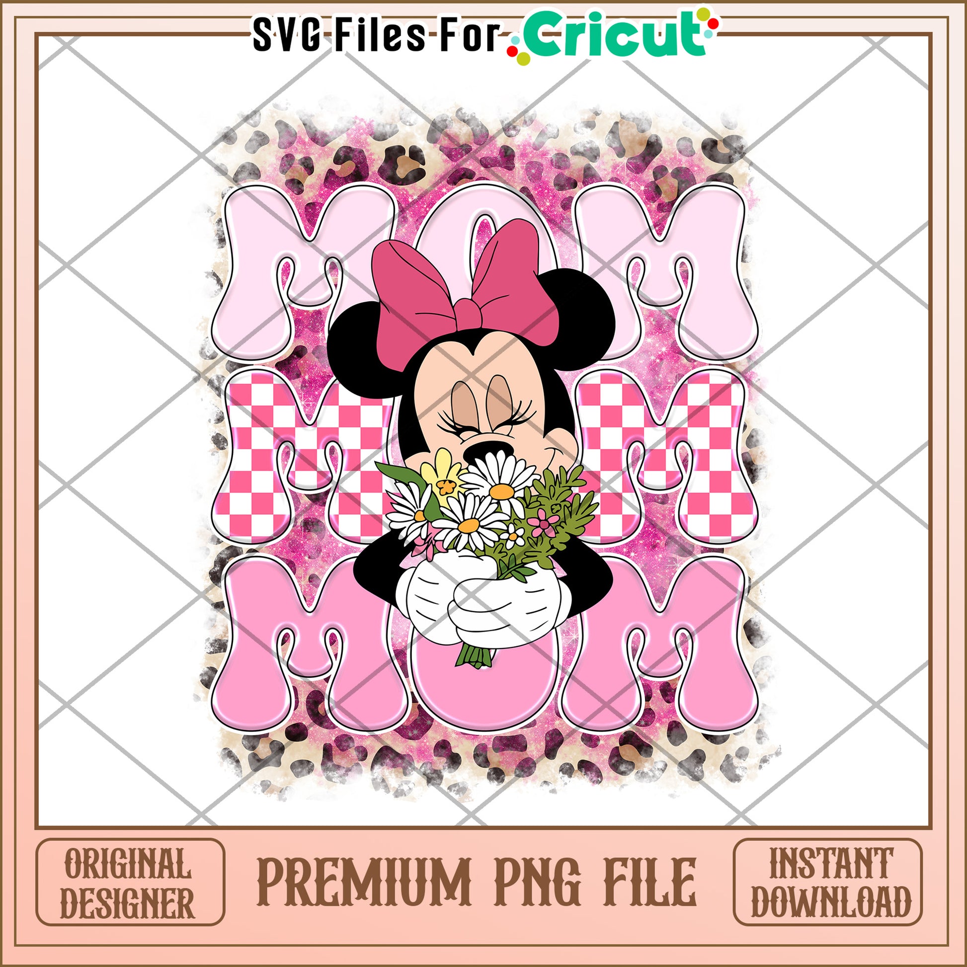 Minnie Mouse Mom PNG Sublimation