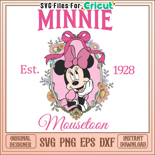 Minnie Mouse SVG Cut File Instant Download