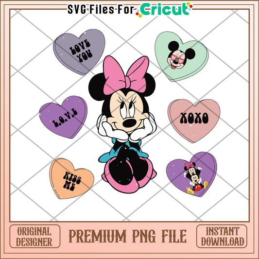 Minnie Mouse Valentine PNG Download