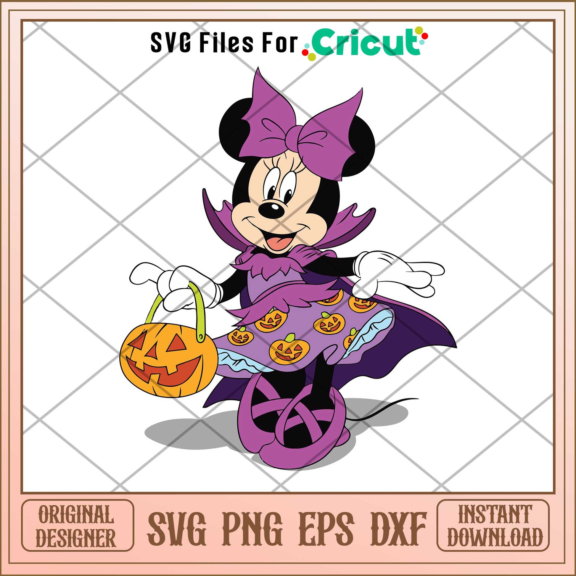 Minnie Mouse Witch Halloween svg, Disney characters svg, Digital Download
