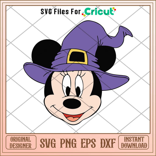 Minnie  Mouse head  Svg, Disney characters svg, Digital Download