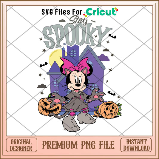 Minnie Stay Spooky png, Disney characters png, Digital Download