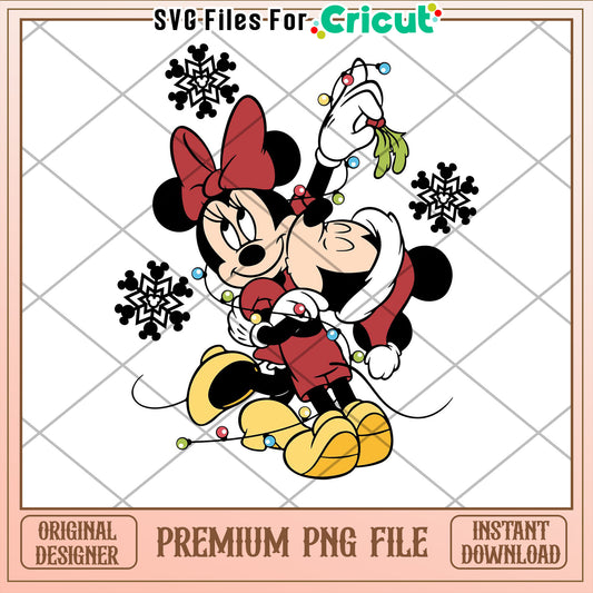 Minnie & Mickey Christmas PNG Download