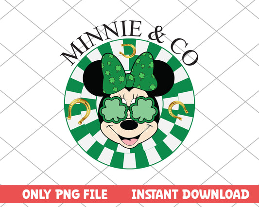 Minnie & co st.patrick day png 