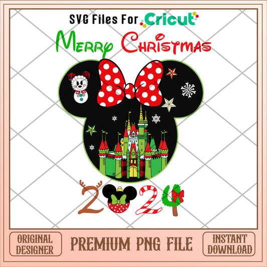 Minnie mouse marry christmas svg, minnie mouse svg, chrismas svg