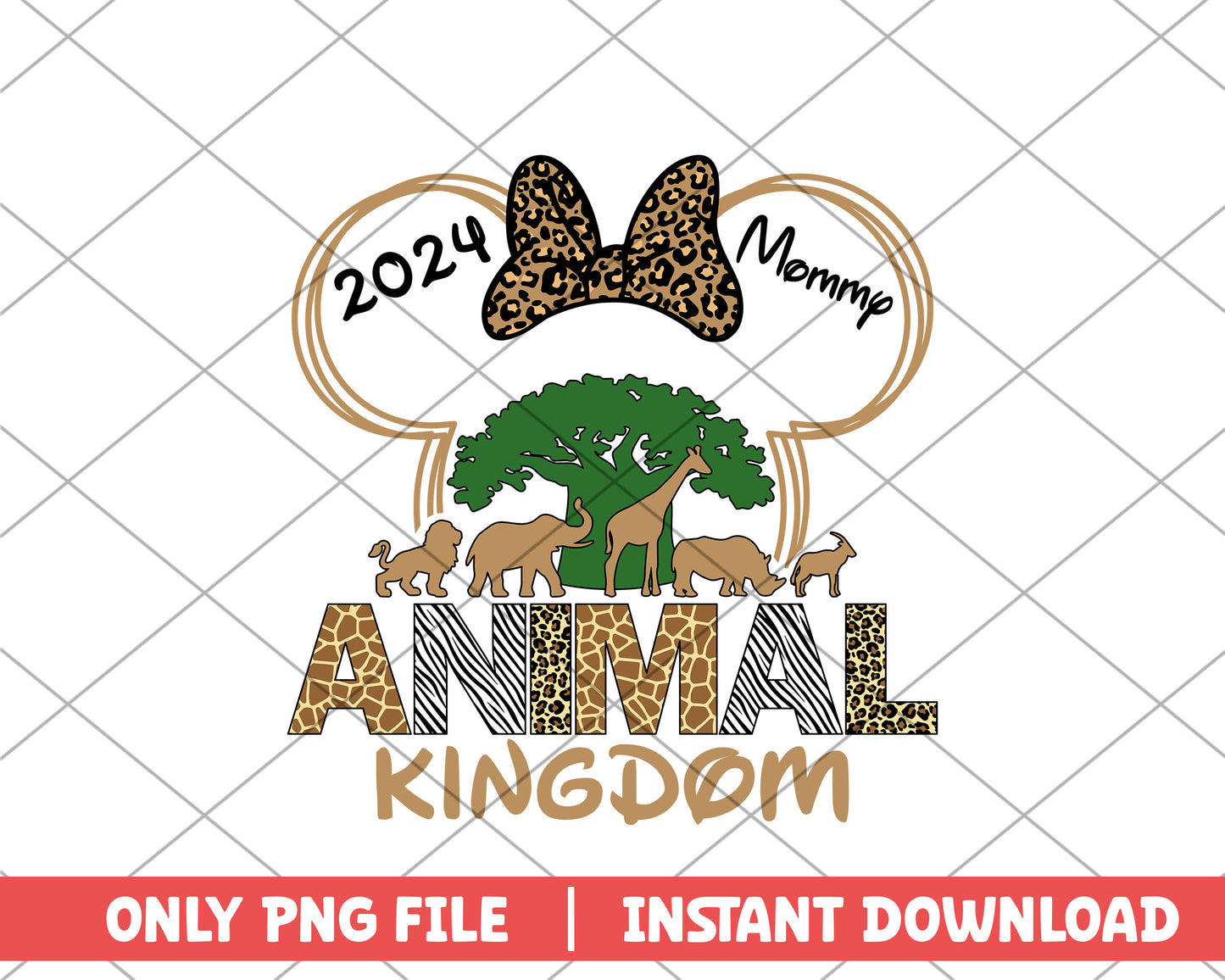 Minnie animal kingdom mommy disney png