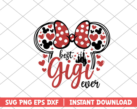 Minnie best gigi ever mothers day svg 