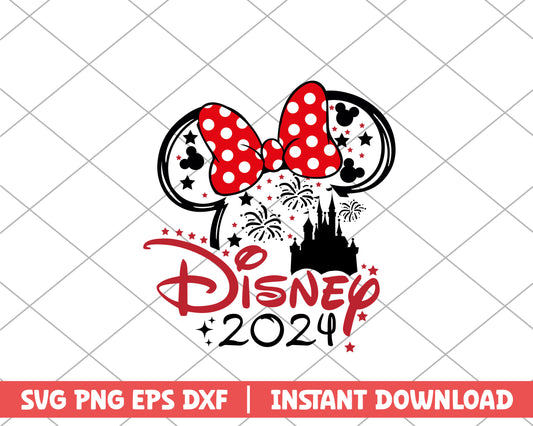 Minnie disney 2024 disney svg