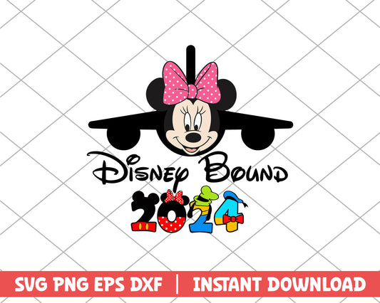 Minnie disney bound disney svg