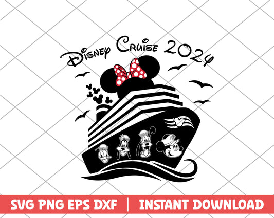 Minnie disney cruise 2023 disney svg