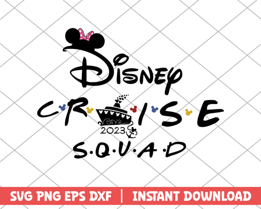 Minnie disney cruise squad disney svg