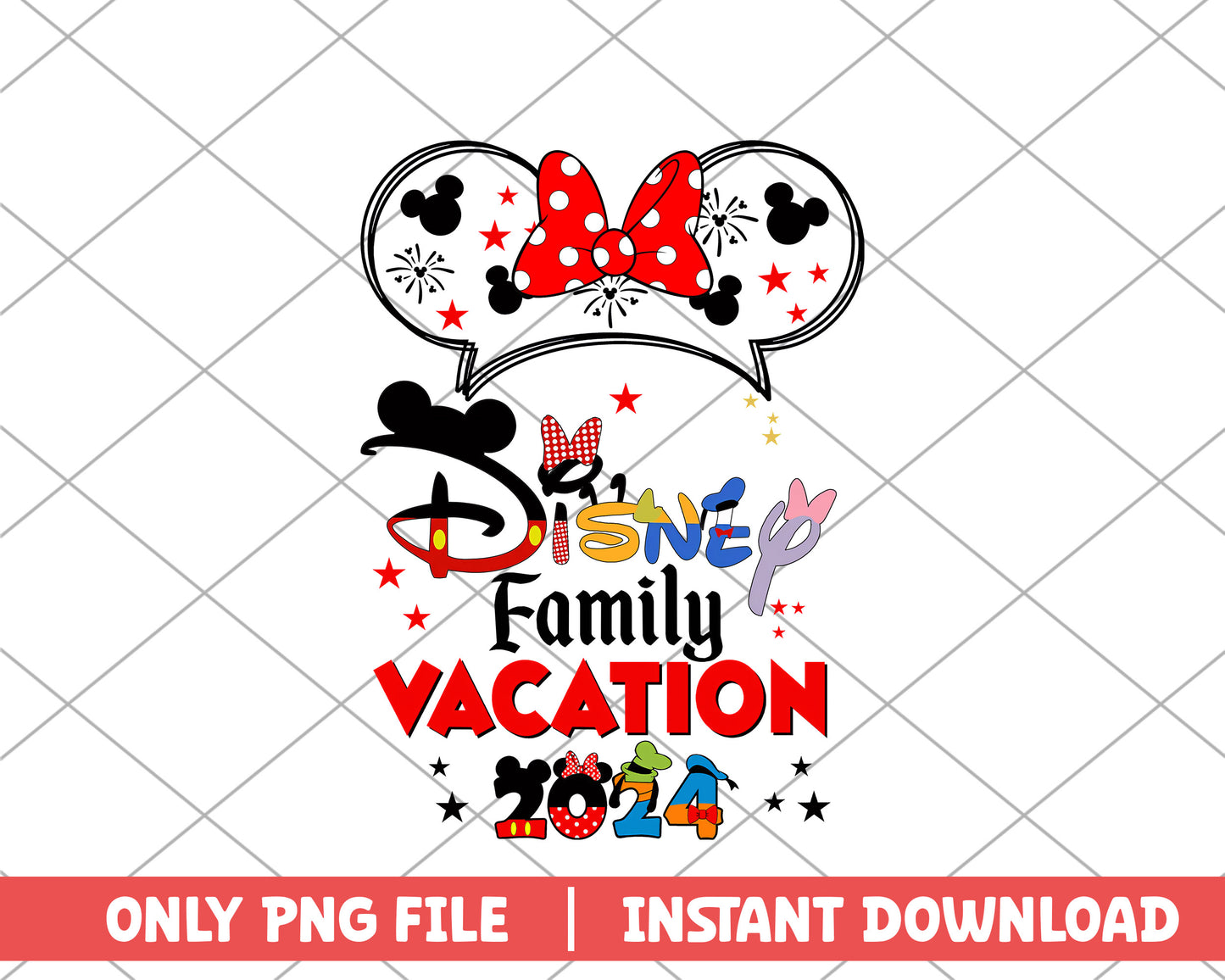 Minnie disney family vacation disney png