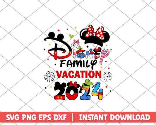 Minnie disney family vacation disney svg