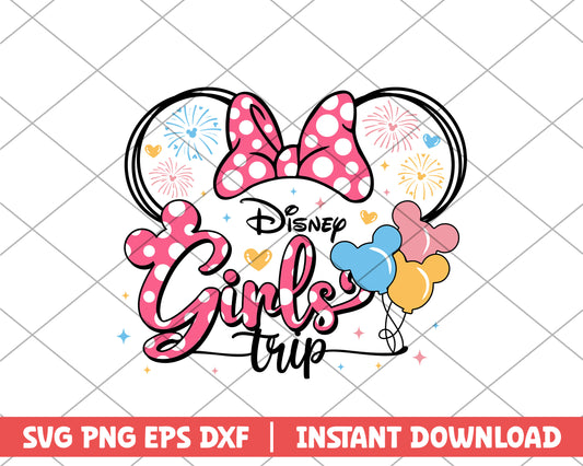 Minnie disney girls trip disney svg