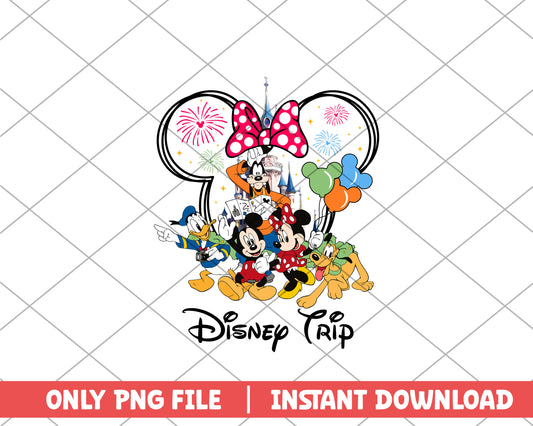 Minnie disney trip disney png