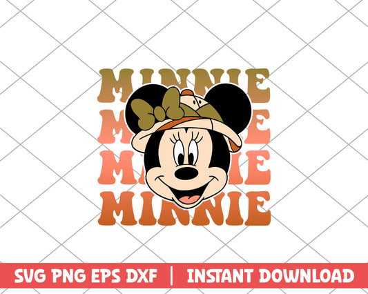 Minnie explorer disney svg