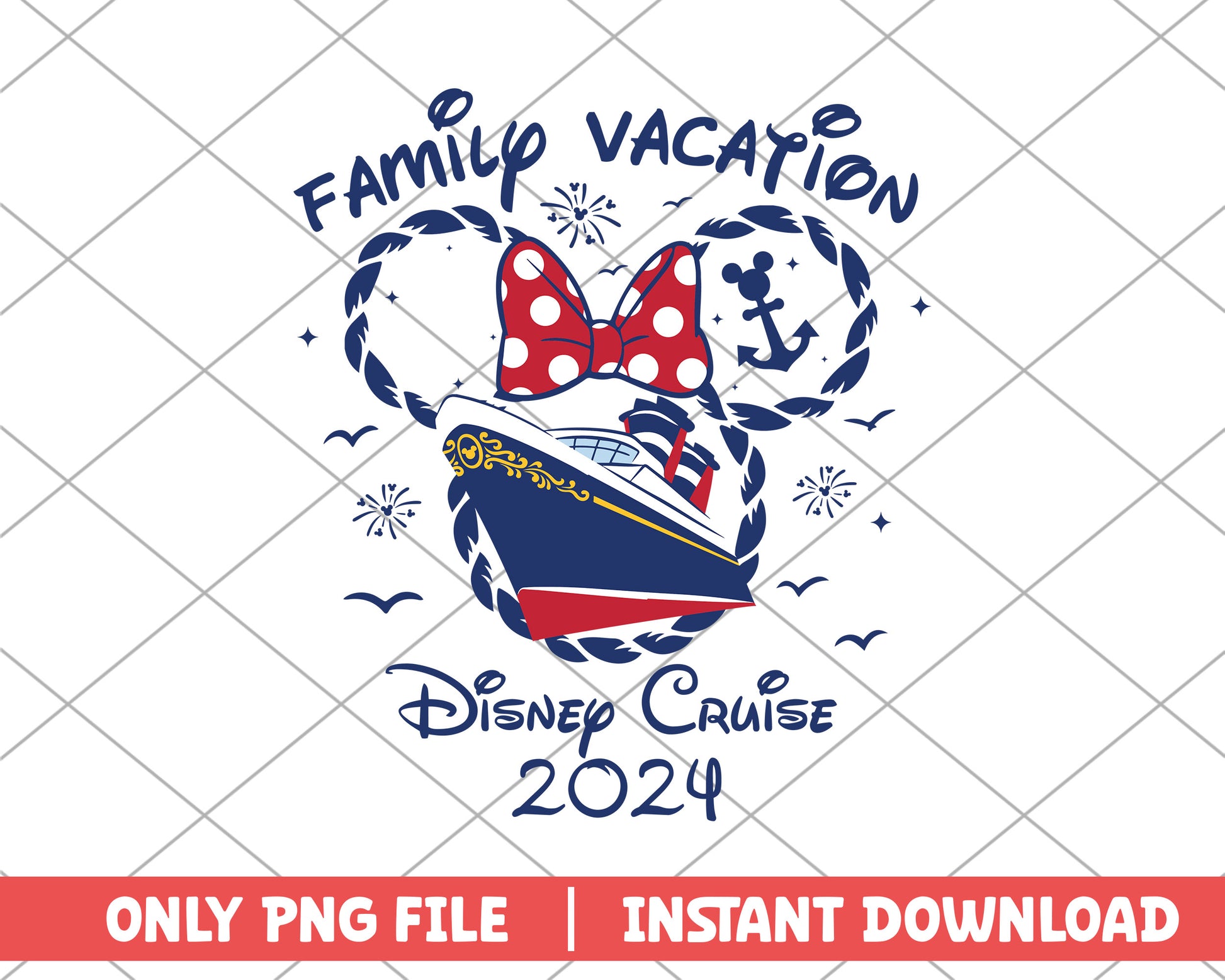Minnie family vacation disney cruise png