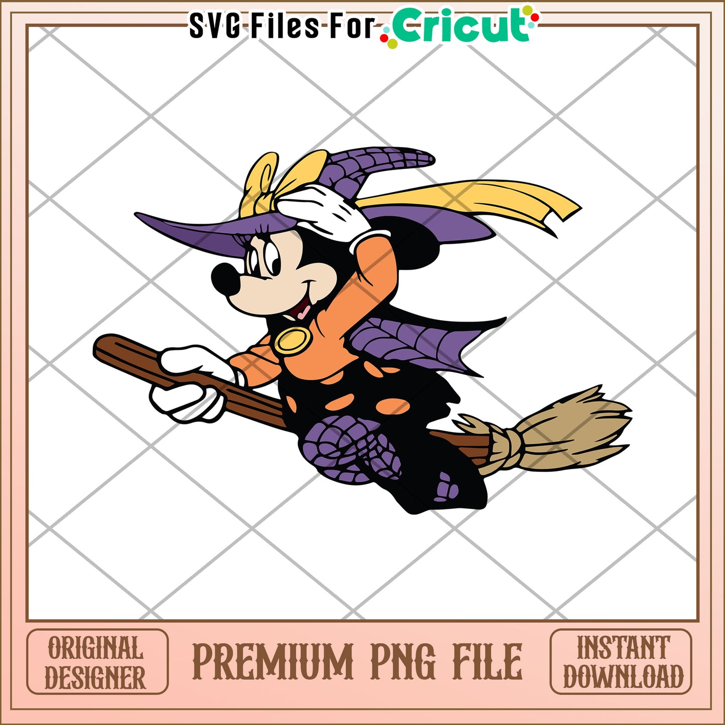 Minnie flying png, spooky png, halloween countdown​​ png