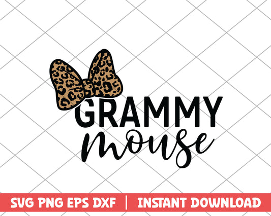 Minnie grammy mouse mothers day svg