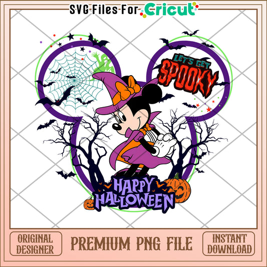 Minnie happy halloween png, halloween​ costumes png, halloween store png
