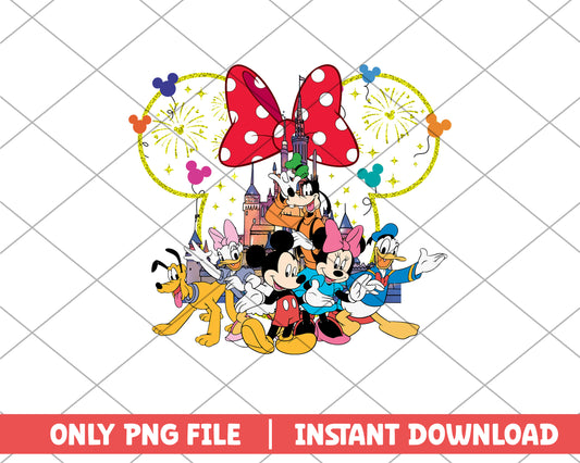 Minnie head friends disney trip 2023 white disney png